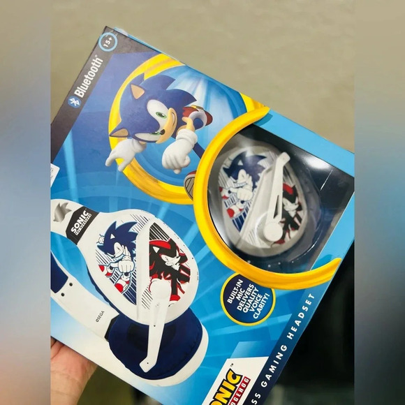 New Sonic wireless gaming HEADSET Bluetooth, cushioned ear cups all day comfort - Picture 4 of 5